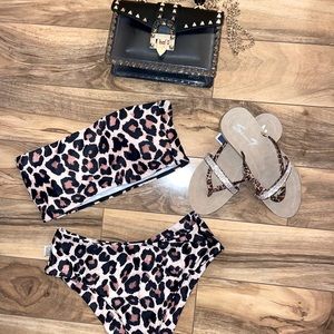 Shein leopard bikini - NWOT